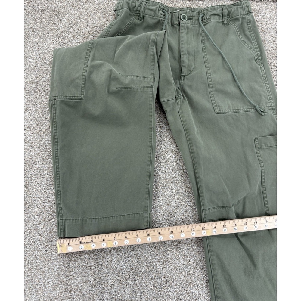 Pistola Sabrina Curved Utility Pants in Meadow Women's 27 Green Barrel Leg Twill - Picture 11 of 11